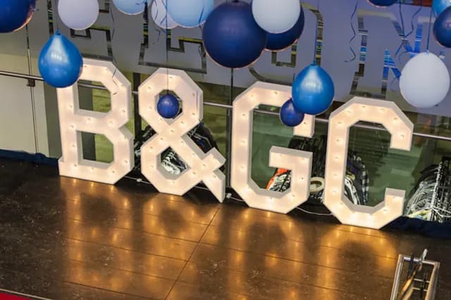 Go Blue for Kids — Boys & Girls Club Gala — décor from the Go Blue for Kids charity gala
