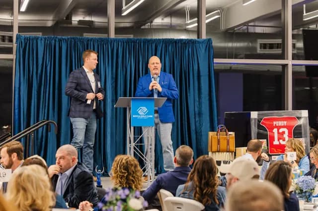 Go Blue for Kids — Boys & Girls Club Gala — décor from the Go Blue for Kids charity gala
