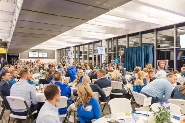 Go Blue for Kids — Boys & Girls Club Gala — décor from the Go Blue for Kids charity gala