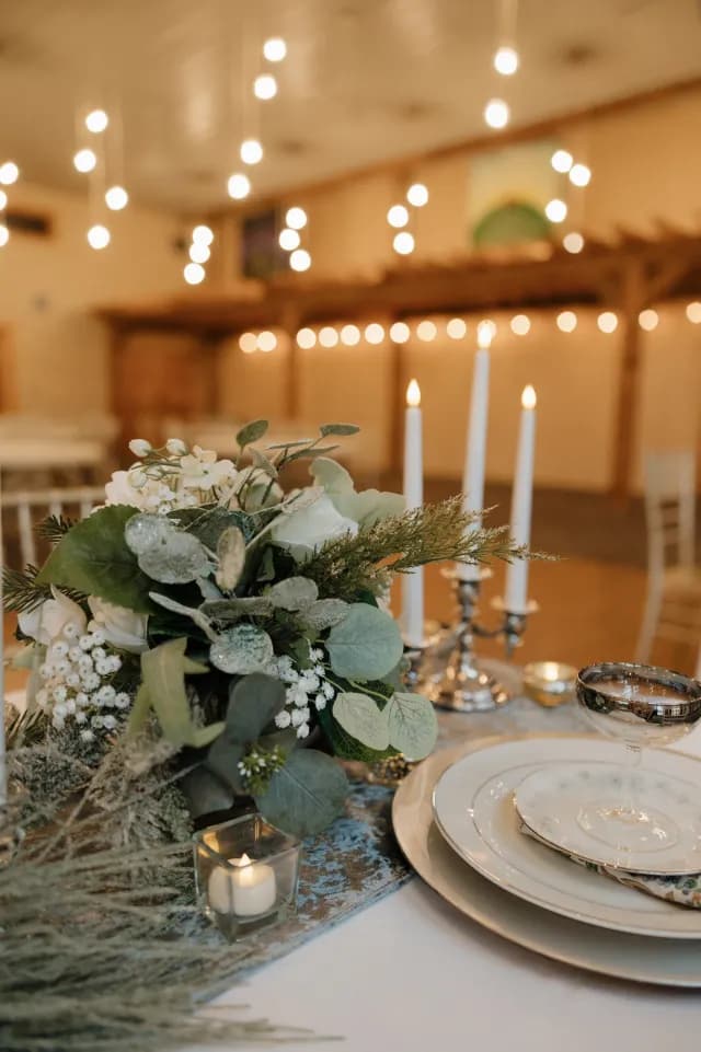Styled Shoot at Prairie Moon Winery — a tablescape from the Prairie Moon Winery styled shoot