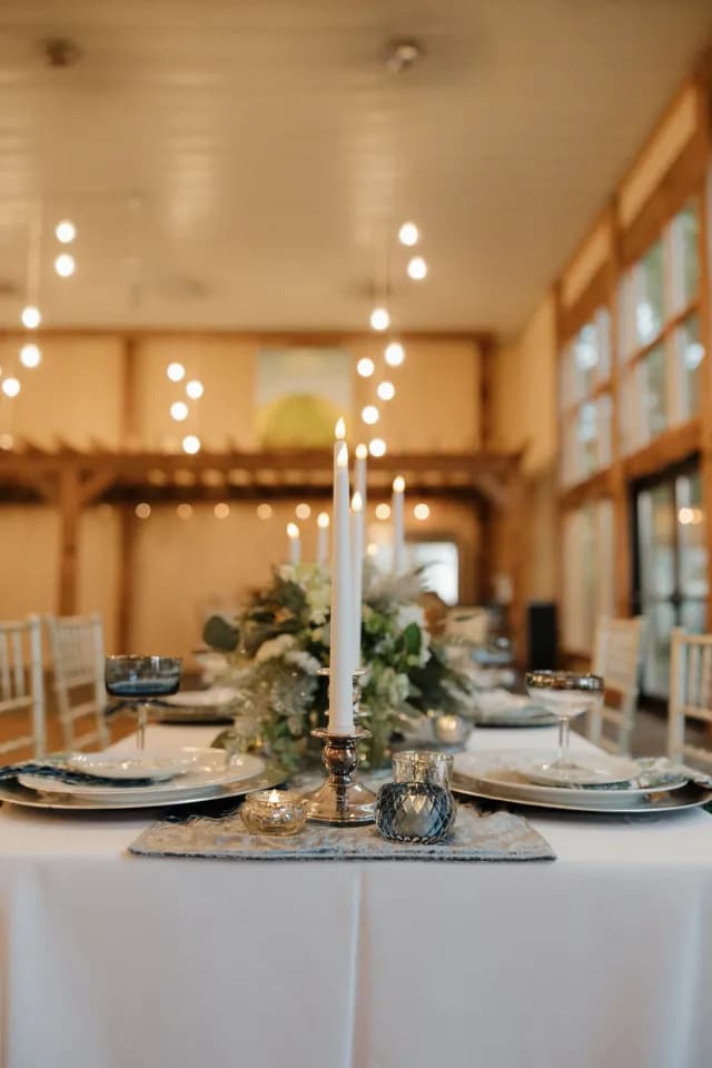 Styled Shoot at Prairie Moon Winery — a tablescape from the Prairie Moon Winery styled shoot