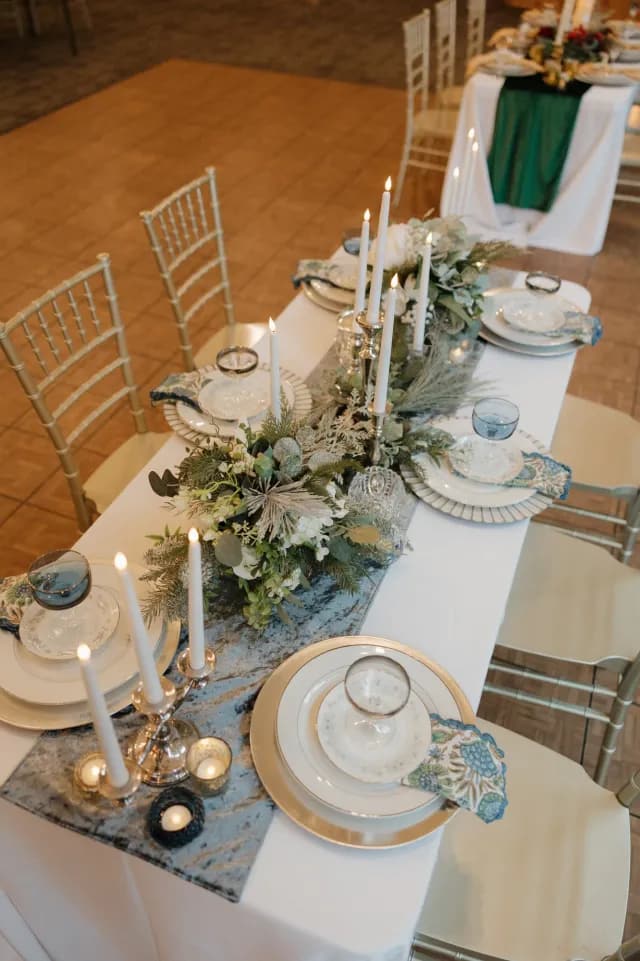 Styled Shoot at Prairie Moon Winery — a tablescape from the Prairie Moon Winery styled shoot