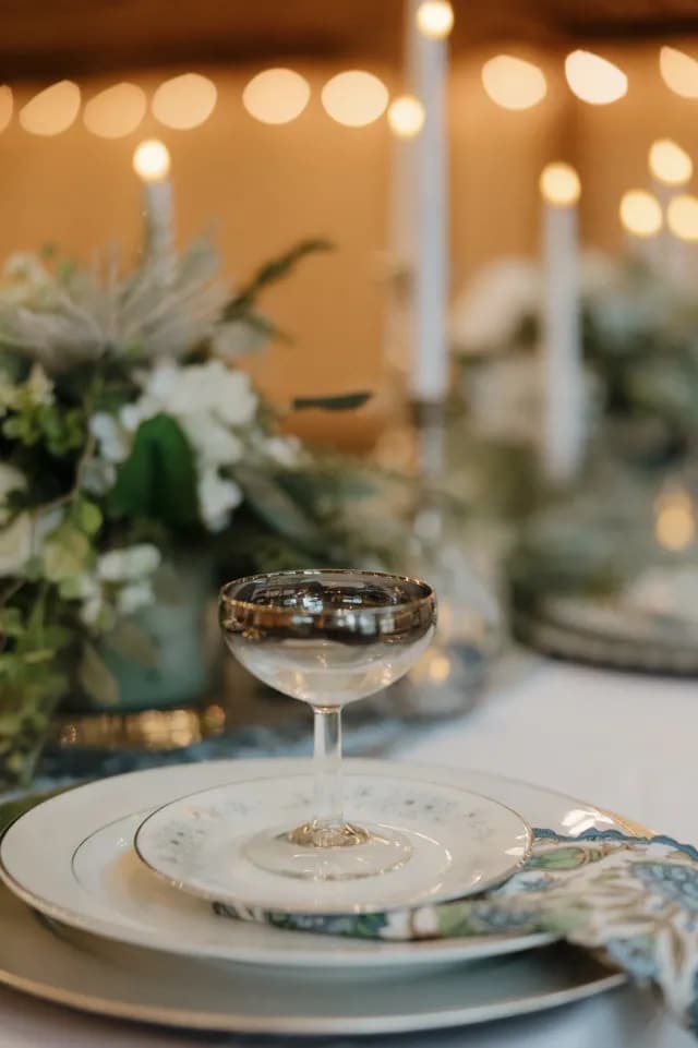 Styled Shoot at Prairie Moon Winery — a tablescape from the Prairie Moon Winery styled shoot