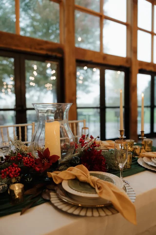 Styled Shoot at Prairie Moon Winery — a tablescape from the Prairie Moon Winery styled shoot