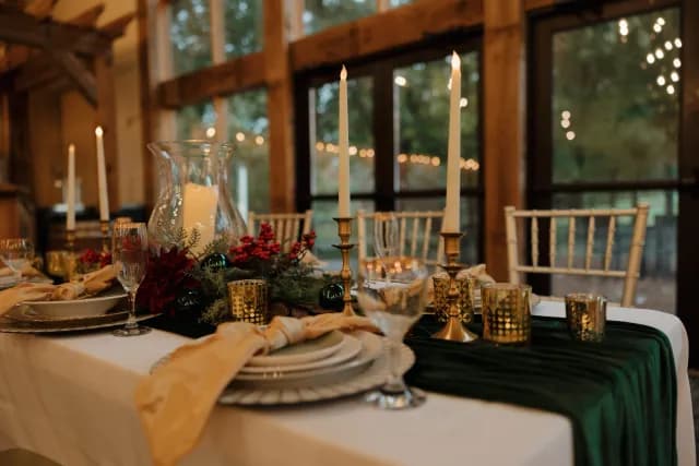 Styled Shoot at Prairie Moon Winery — a tablescape from the Prairie Moon Winery styled shoot