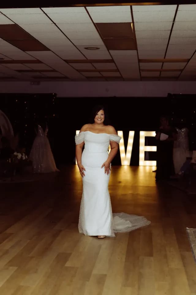 The Something Blue Fashion Show — a runway look from the Something Blue Fashion Show