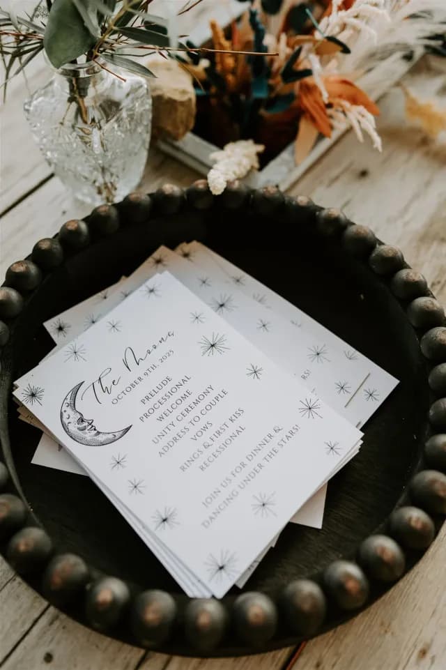 The Moons — a detail from The Moons wedding