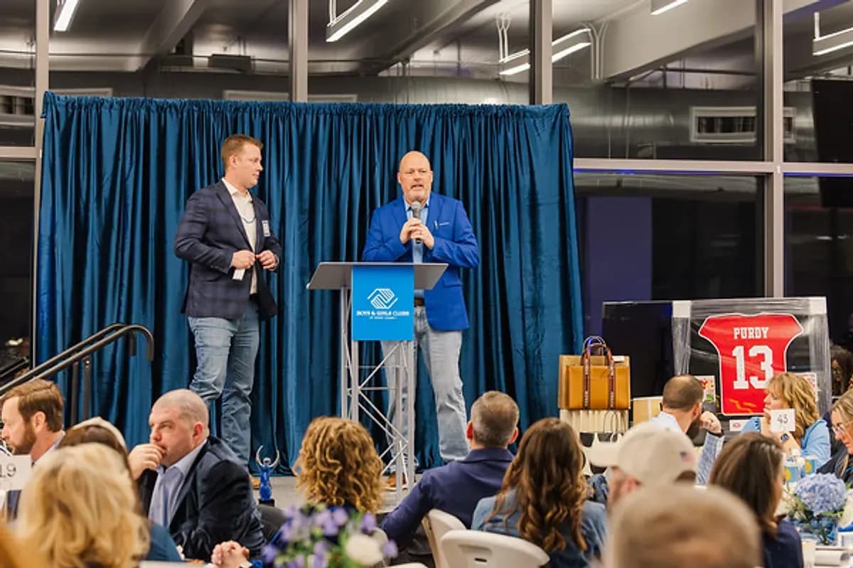 Go Blue for Kids: Boys & Girls Club charity gala décor — photographed by Something Blue