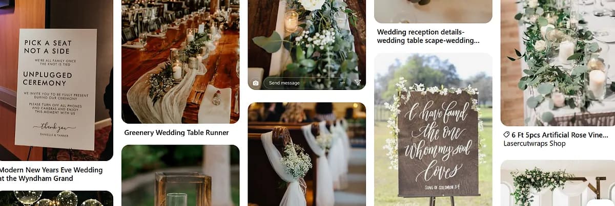 How we brought this couple’s Pinterest board to life at Conrad Mansion — photographed by Something Blue