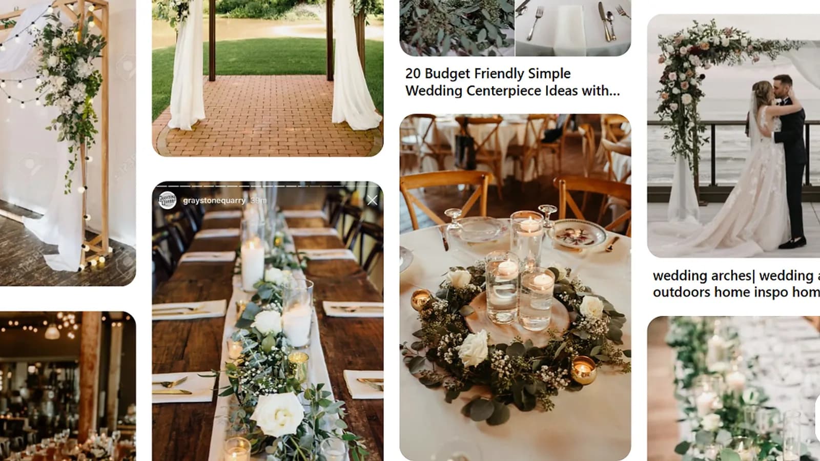 How we brought this couple’s Pinterest board to life at Conrad Mansion