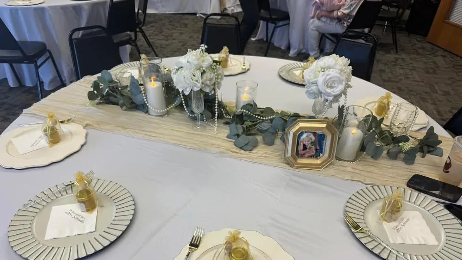 How we decorated this wedding shower