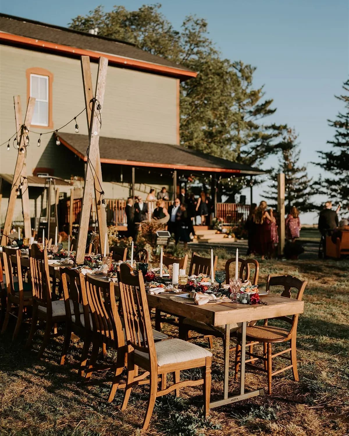 An elevated wedding reception designed, styled and run by Something Blue from start to finish.
