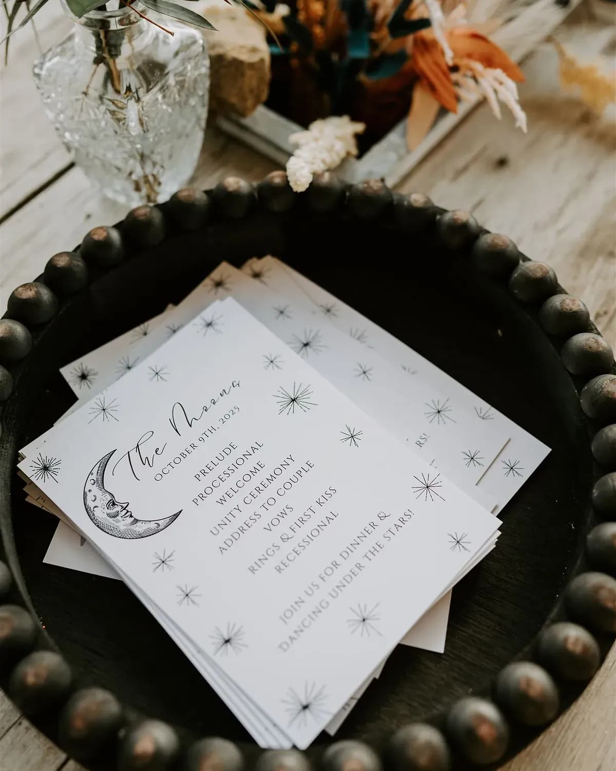 A wedding reception room styled and set end to end by Something Blue.