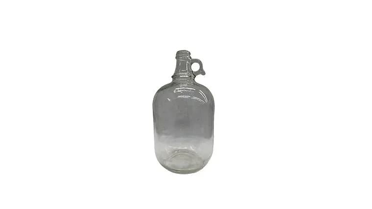 12", Vase, Glass, Clear — available to rent from Something Blue