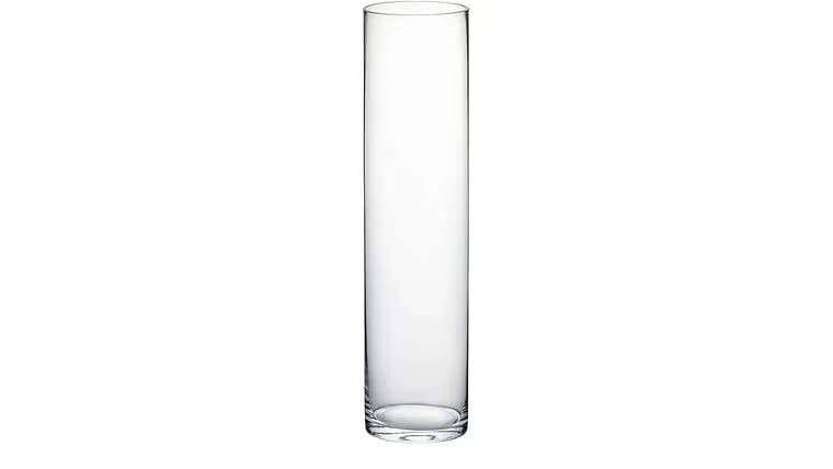 20" Glass Cylinder Vase — available to rent from Something Blue