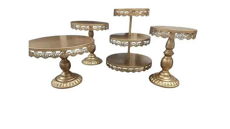 9 - Piece Cake Stand — available to rent from Something Blue