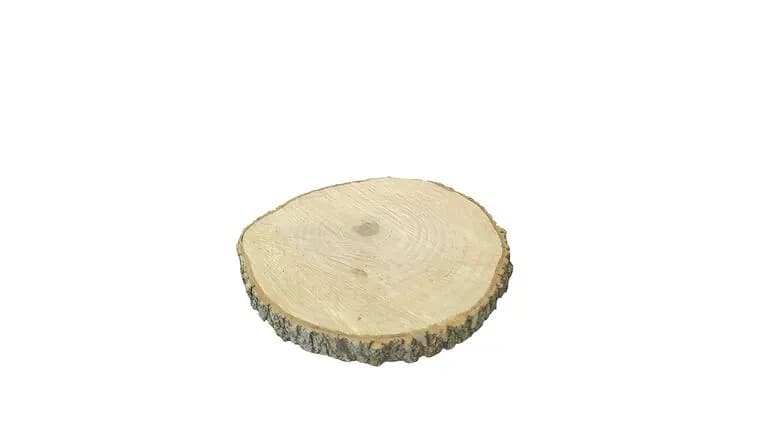 Asymmetrical Wooden Cookie — available to rent from Something Blue