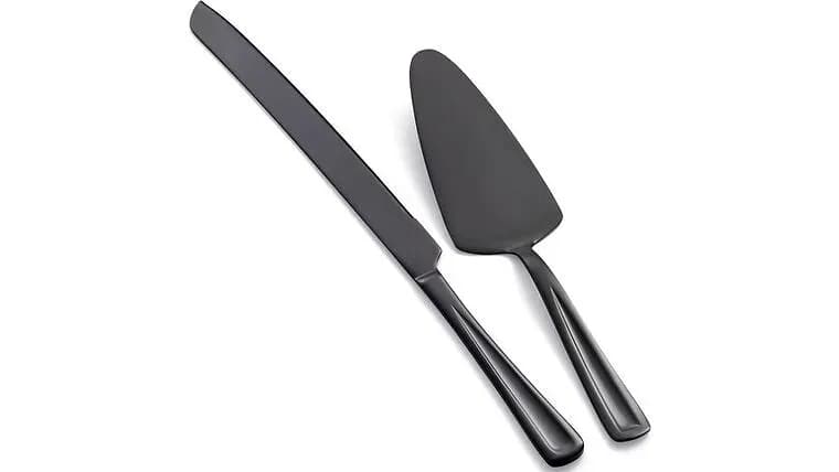 Black Cake Cutting Set — available to rent from Something Blue