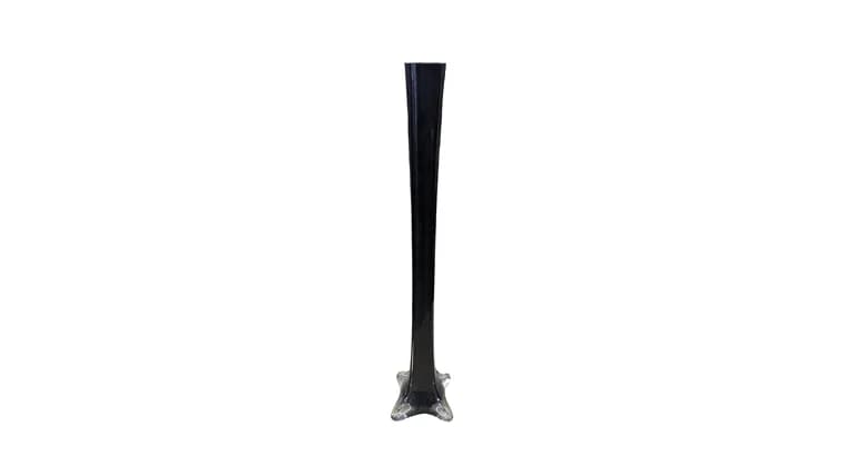 Black Eifel Tower Vase 23.5 — available to rent from Something Blue