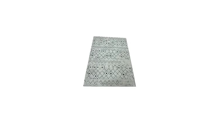 Black/Grey Rug — available to rent from Something Blue