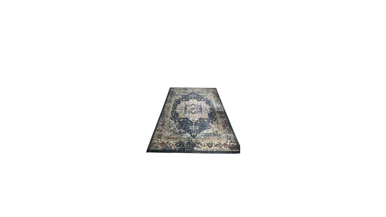 Blue/Magenta Multi Color Rug — available to rent from Something Blue