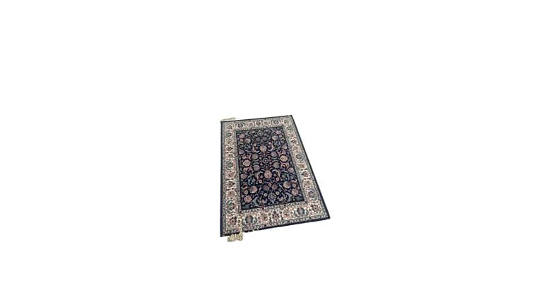 Boho Navy/Mauve Multi Rug — available to rent from Something Blue