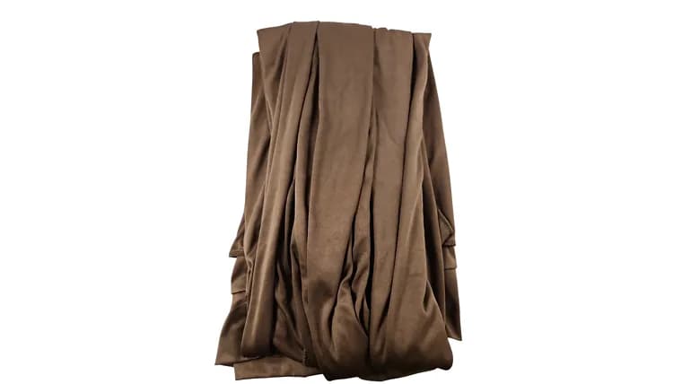 Brown Curtain Backdrop — available to rent from Something Blue