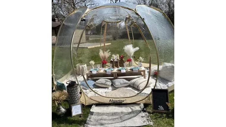 BUBBLE TENT — available to rent from Something Blue
