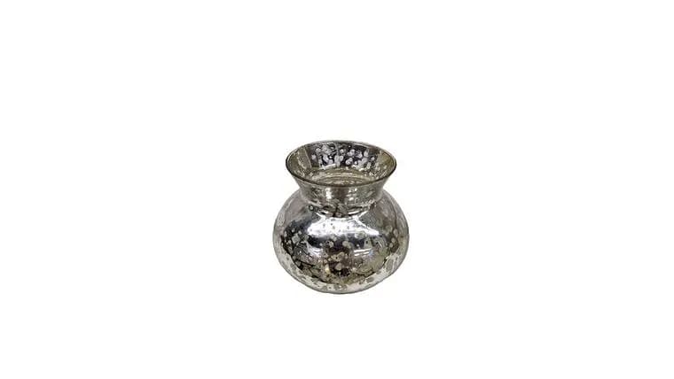 Champagne Bulb Vase, 4"x3" — available to rent from Something Blue