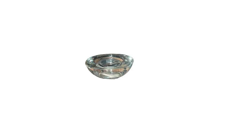 Chunky Crystal Clear Glass Votive w/Lip — available to rent from Something Blue