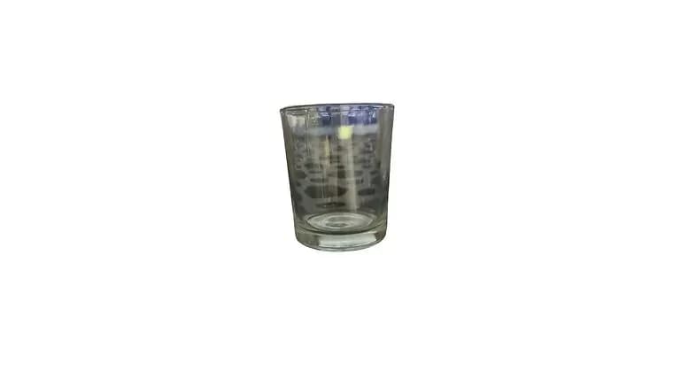Clear Glass Straight TEA Light Candle Holder — available to rent from Something Blue