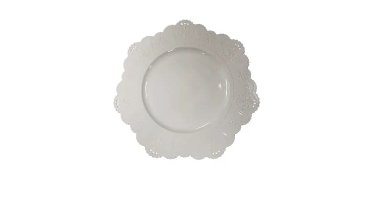 Daisy- Charger Plate — available to rent from Something Blue