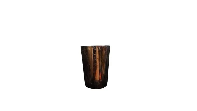 Dark Brown Mercury Votive — available to rent from Something Blue