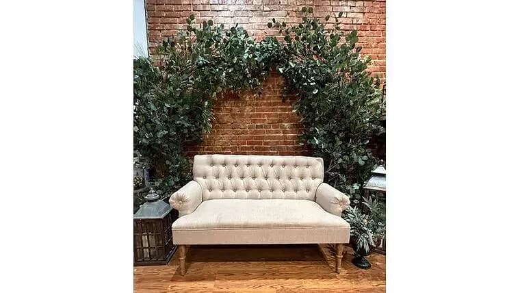 Eucalyptus Arch — available to rent from Something Blue
