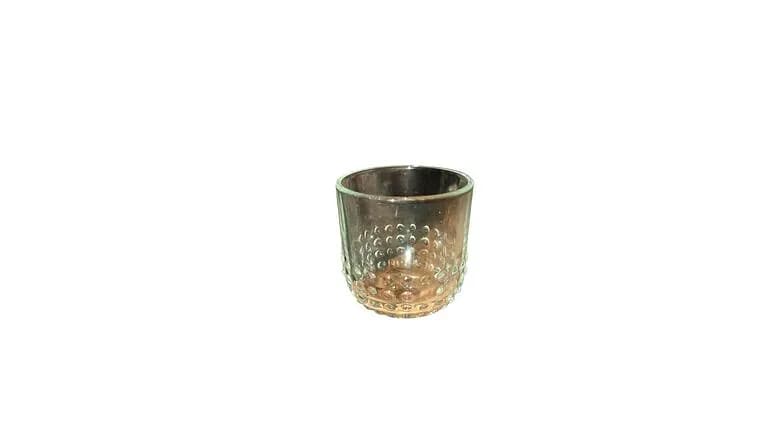 Four Row Crystal Clear Risen Votive (Sarah) — available to rent from Something Blue