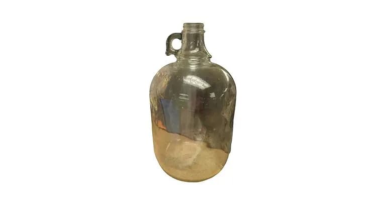 Glass 1 Gallon Milk Jug — available to rent from Something Blue
