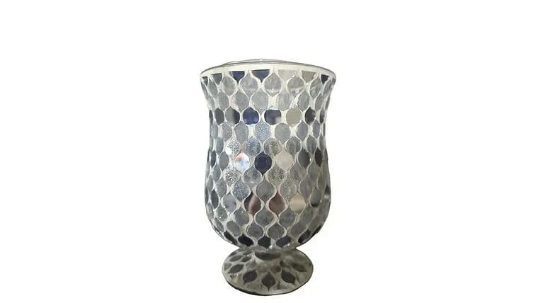 Glass Crystal Skinny Candle Holders — available to rent from Something Blue
