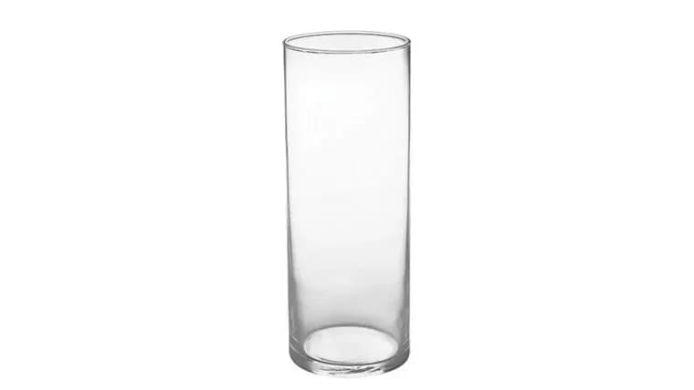 Glass Cylinder Vase, 10.5" — available to rent from Something Blue