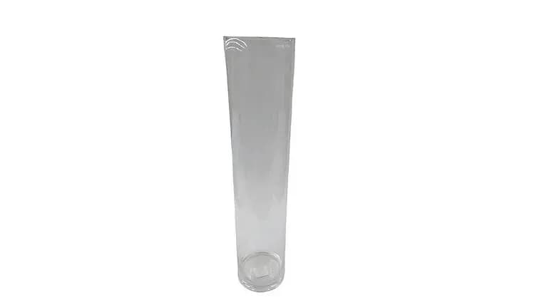 Glass Cylinder Vase, 31.5" — available to rent from Something Blue
