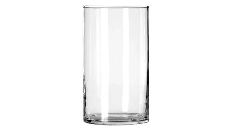 Glass Cylinder Vase, 6" — available to rent from Something Blue