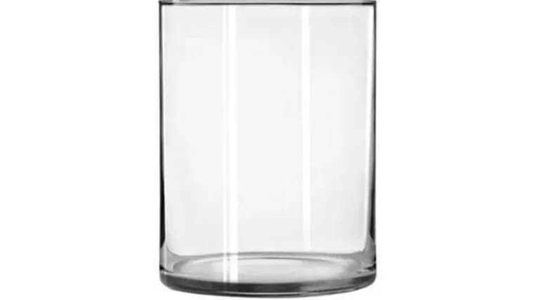 Glass Cylinder Vase, 9.75"x5.75" — available to rent from Something Blue