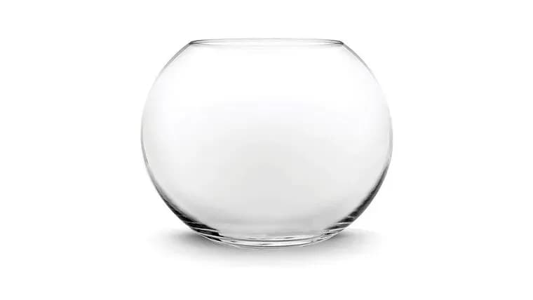 Glass Fish Bowl, 4" — available to rent from Something Blue