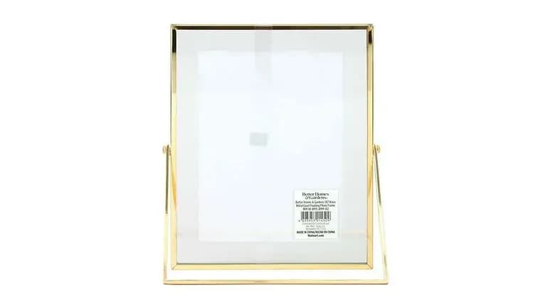 Gold Floating Frame 8X10 Customizable — available to rent from Something Blue