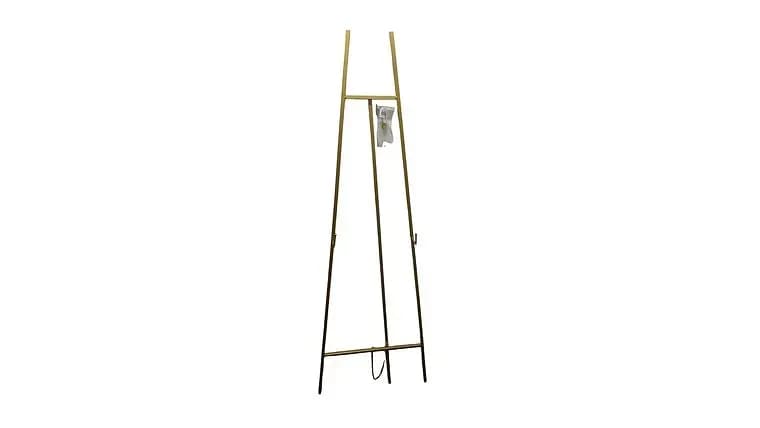 Gold Floor Length Easel — available to rent from Something Blue