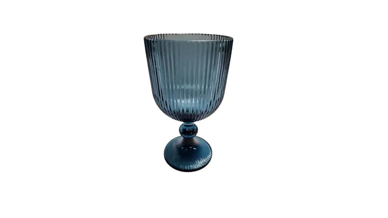 Holt- Blue Goblet — available to rent from Something Blue