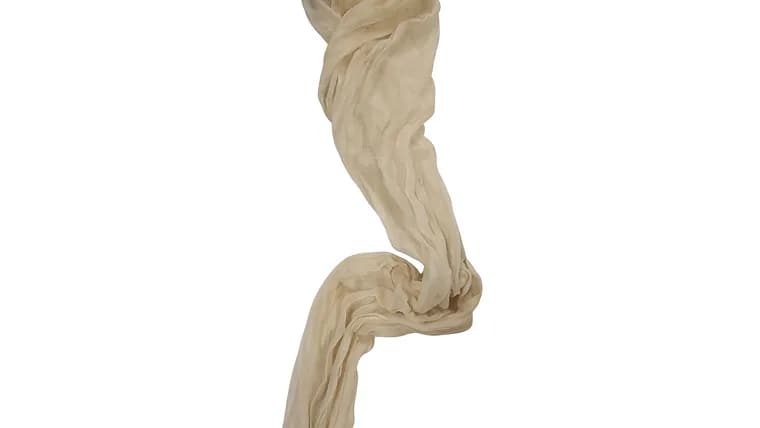 Ivory Cheesecloth Runner 6ft — available to rent from Something Blue