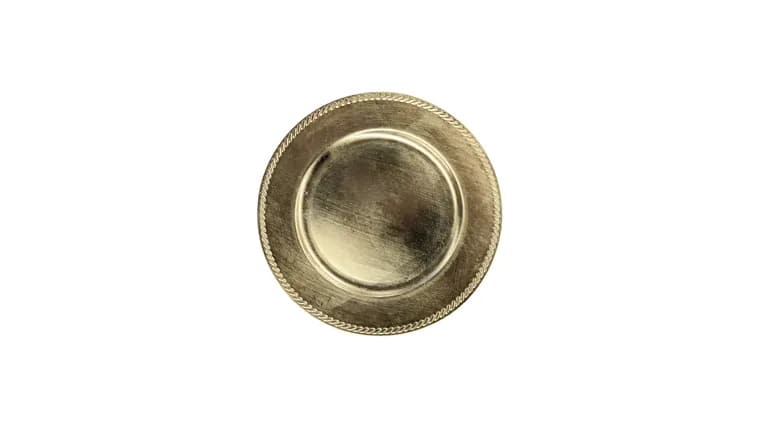 Kane- Charger Plate — available to rent from Something Blue