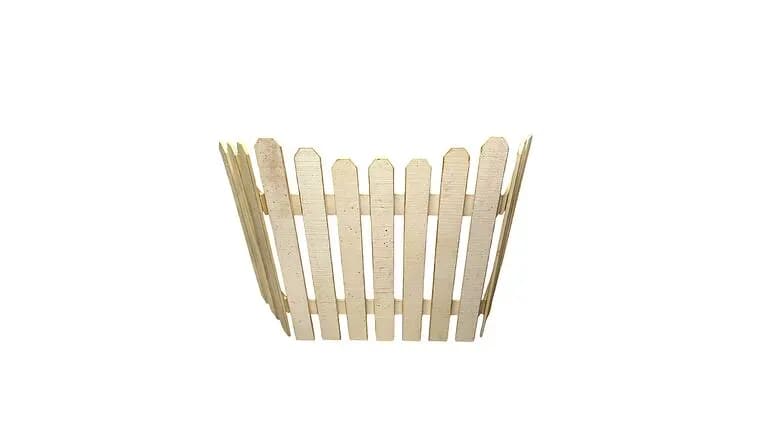 Knee-High White Picket Fence — available to rent from Something Blue