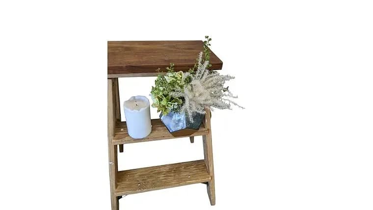 Ladder, Small, Wood — available to rent from Something Blue