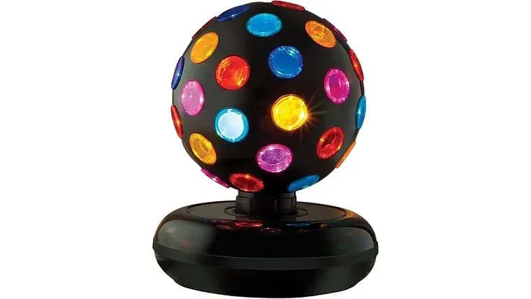 Multi-Color Rotating Disco Ball — available to rent from Something Blue